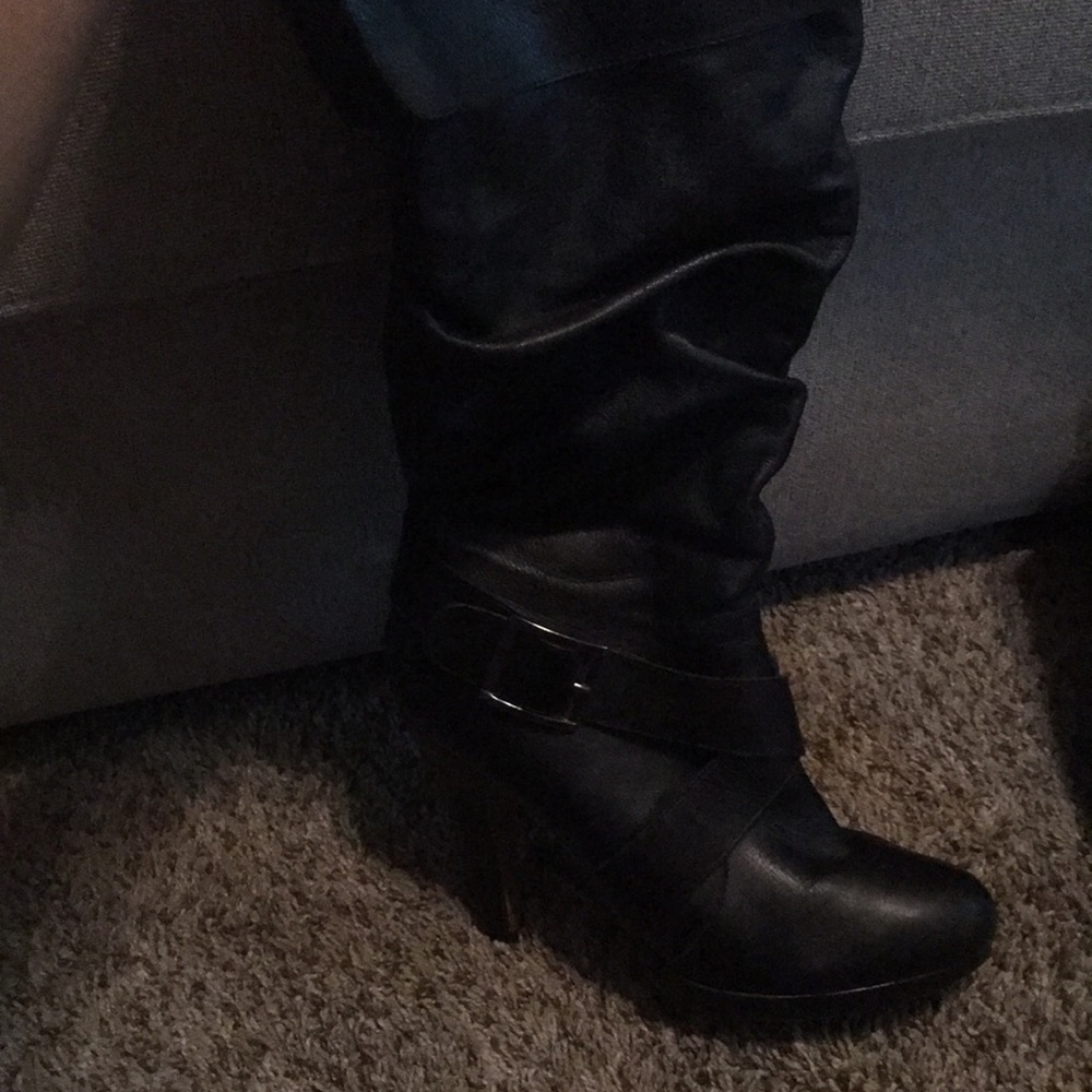 Black boots